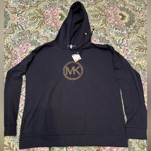 Michael Kors pullover gold logo NWTS